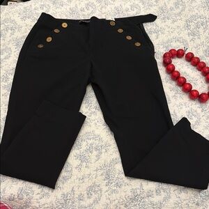Banana Republic Black Ankle Cropped Pants